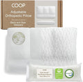 Coop Home Goods Adjustable Orthopedic Pillow King, Ergonomic Cervical Neck by CoopSleepGoods