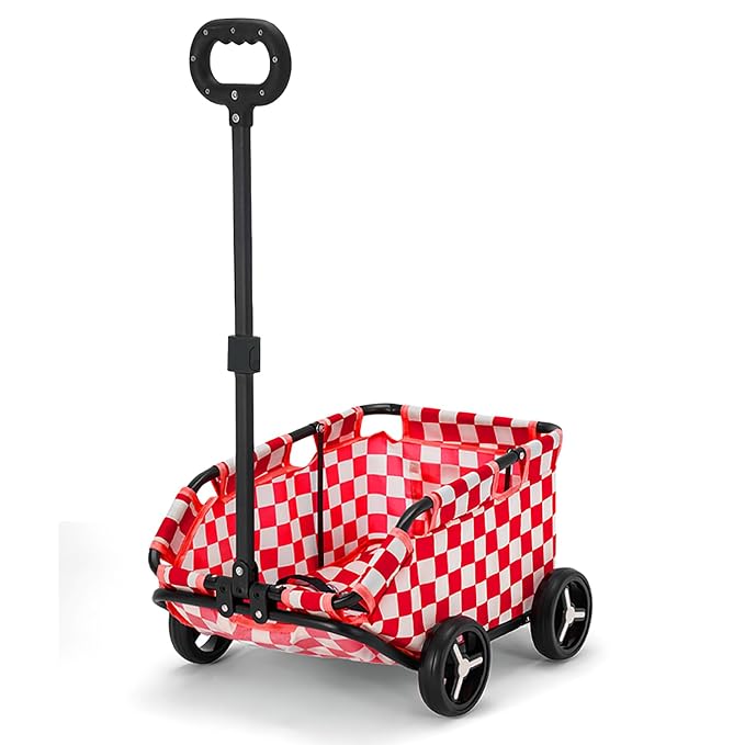 Dog Stroller 4 Wheels Folding Dog Cart Pet Stroller by KERATISNIK