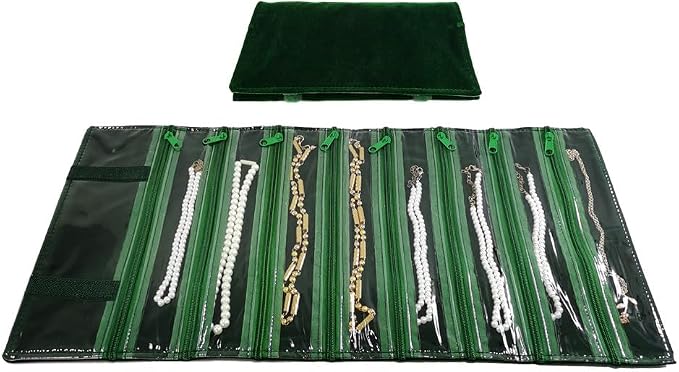 Travel Jewelry Roll Bag Portable Organizer Pouch - Image 6
