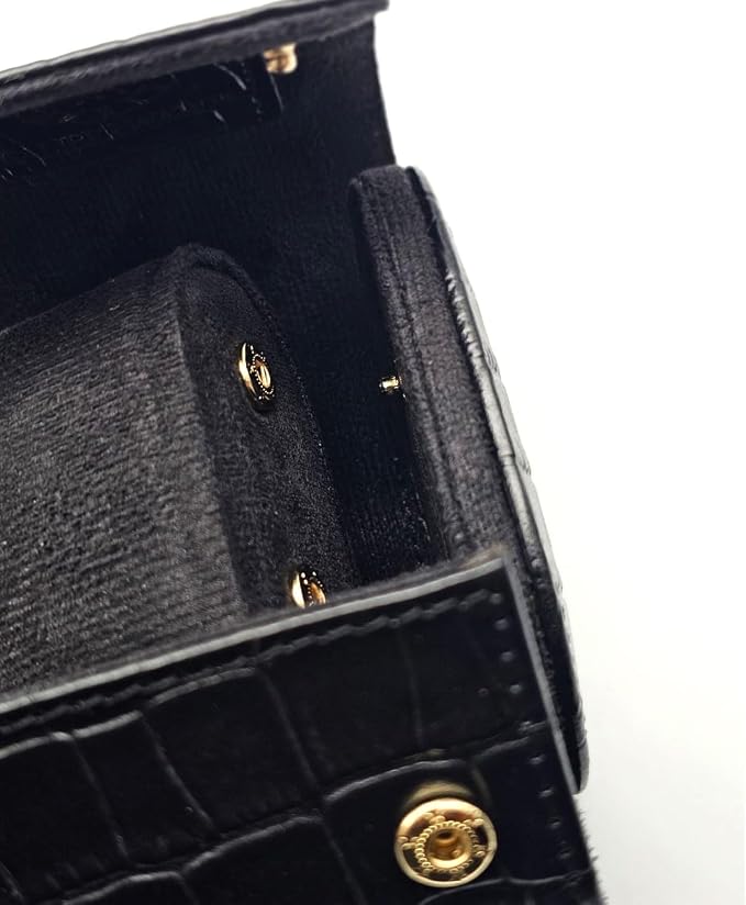 Genuine Napa Leather Watch Roll Travel Case - Image 8