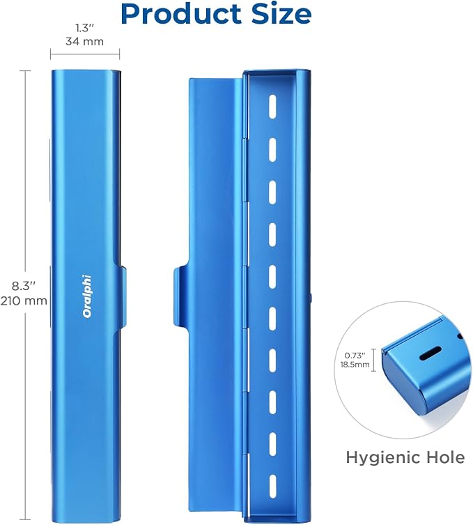 Aluminum Toothbrush Travel Case, Portable Travel Toothbrush Holder, Durable - Image 5
