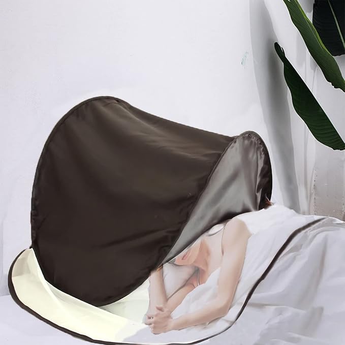 CMINGJ Portable Mosquito Head Net Foldable Pop-Up Travel Essentials Mosquito Net - Image 3