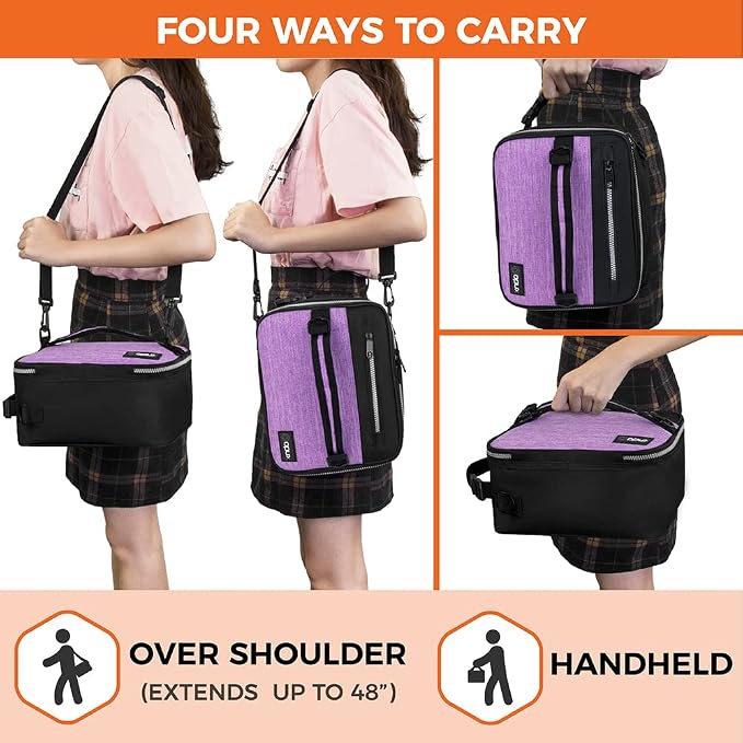 opux Insulated Lunch Box for Men Women Adult, Compact Lunch Bag for Kids Boy - Image 4