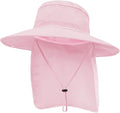 Outdoor Sun Hats with Stowable Neck Flap by Ruqizhi