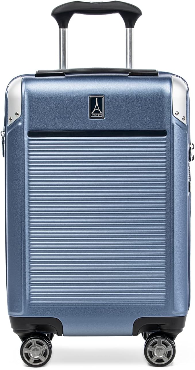 Travelpro Platinum Elite Hardside Expandable Carry on Luggage, 8 Wheel Spinner by Travelpro