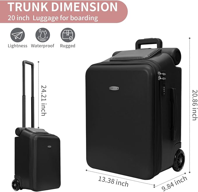 LemoHome Expandable Luggage - Image 2