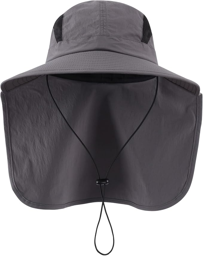 Home Prefer UPF 50+ Sun Hats for Men Women Wide Brim Fishing Hat - Image 2