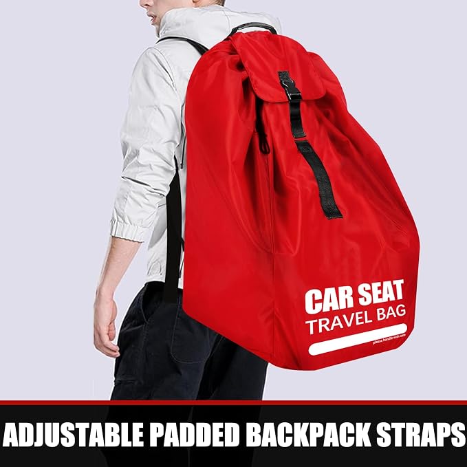 Car Seat Travel Bag for Airplane, Large Car Seat Bags for Air Travel - Image 3