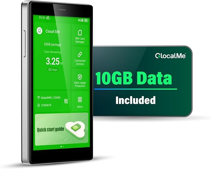 GlocalMe G4 Pro 4G LTE Mobile Hotspot Device by TheGlobalLeaderinMobileHotspotSolution