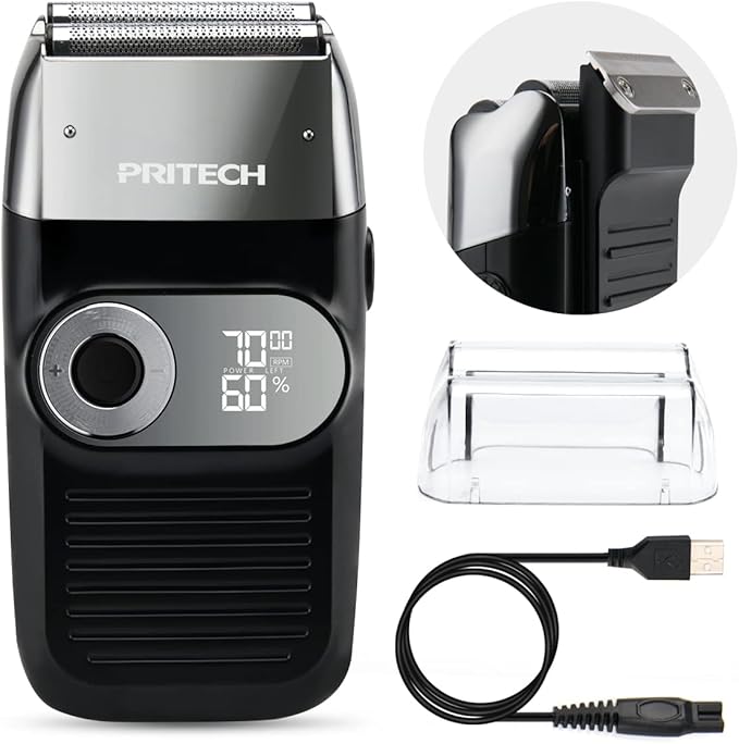 PRITECH Foil and Bald Shavers 2 in 1 Electric Shaver by PRITECH