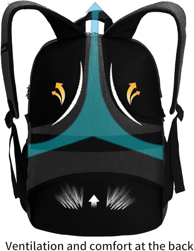 SHRRADOO Anti Theft Laptop Backpack Travel Backpacks - Image 7