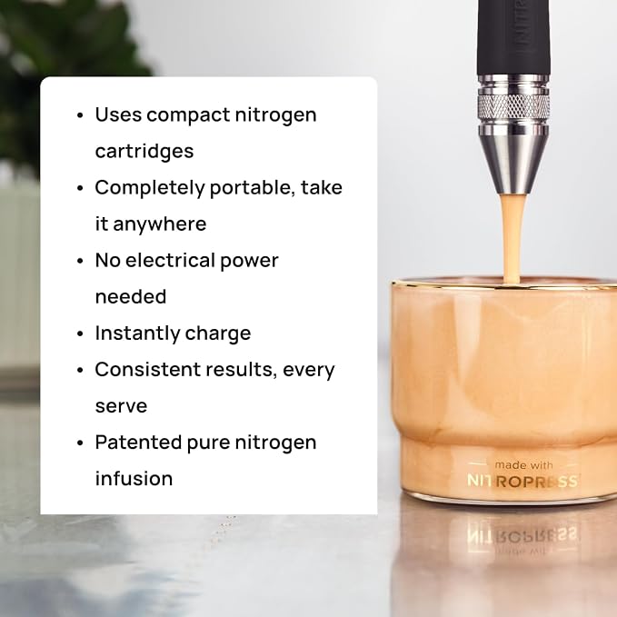 NitroPress Nitro Cold Brew Maker and Dispenser | At-Home Nitro Coffee Maker - Image 5
