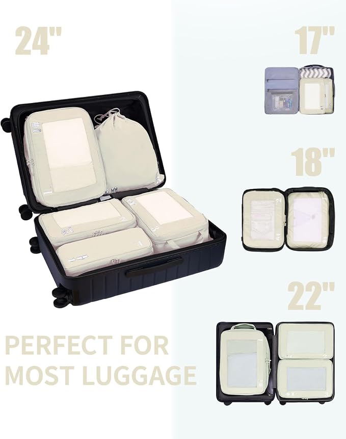 ECOHUB 5 Set Compression Packing Cubes - Image 7