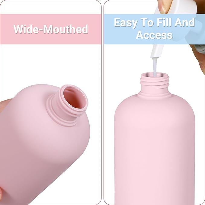 ASEVAT 10 oz Plastic Leak Proof Travel Bottles - Image 6