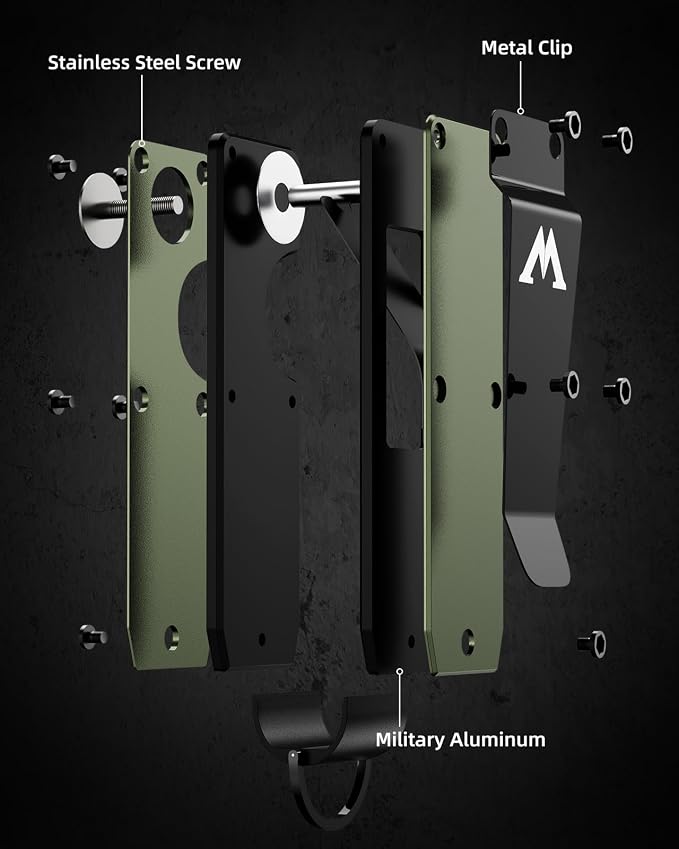 Key Organizer Compact Key Holder Metal Key Chain Minimalist key case key holder - Image 2