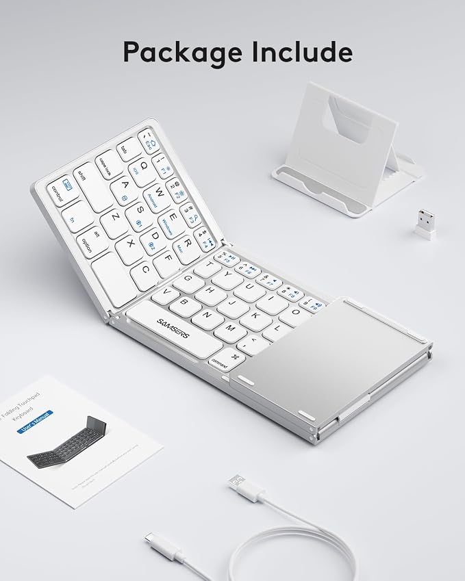 Samsers Multi-Device Foldable Bluetooth Keyboard - Image 9