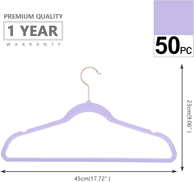 MIZGI Premium Velvet Hangers Heavy Duty - Image 2