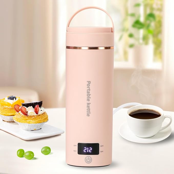 Travel Electric Kettle Portable Mini Kettle, Small Hot Water Boiler by TouxilaTravelElectricKettle