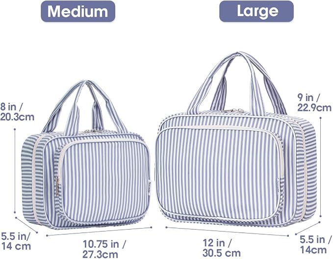 Narwey Striped Travel Toiletry Bag - Image 2