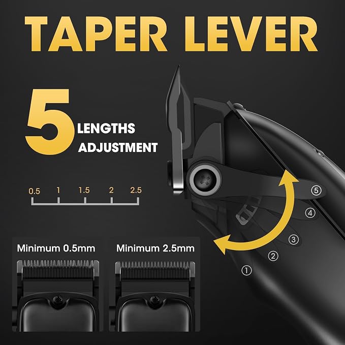 4 in 1 Hair Clippers for Men, Professional T-Blade Trimmer, Electric Foil Shaver - Image 2