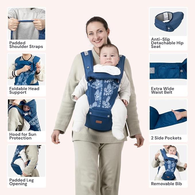 BabbleRoo Grow Carrier – 6-in-1 Baby Carrier - Image 3