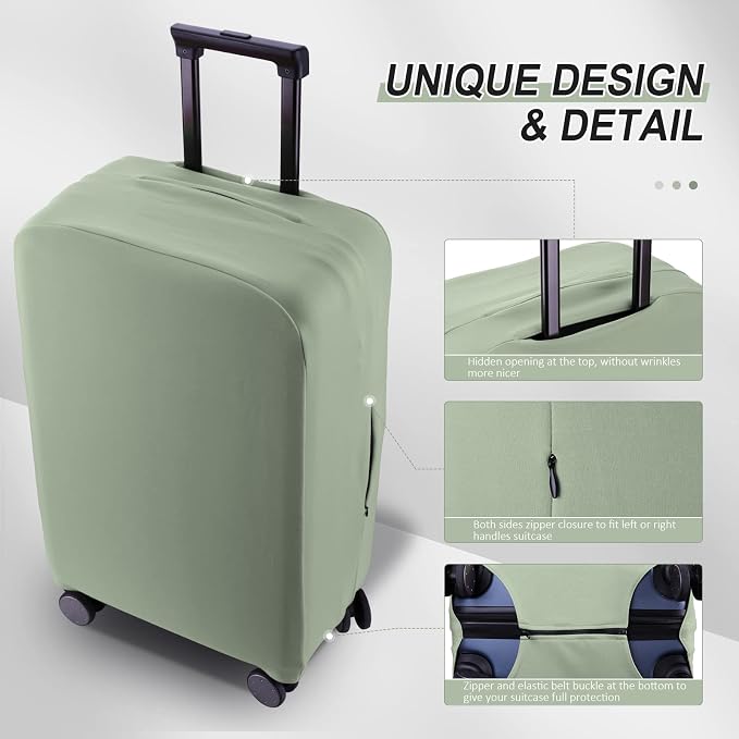 Travel Luggage Cover Suitcase Protector Scratch-Resistant Fit 19-31 Inch - Image 3