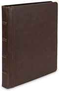 Samsill Vintage Leather Binder, 0.5 Inch Round Ring, Letter Size 8.5x11 by Samsill