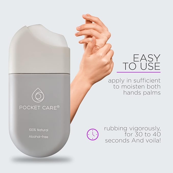 POCKET CARE | 2 Pack Verbena Scented Hand sanitizer Spray 15 ml - Image 4