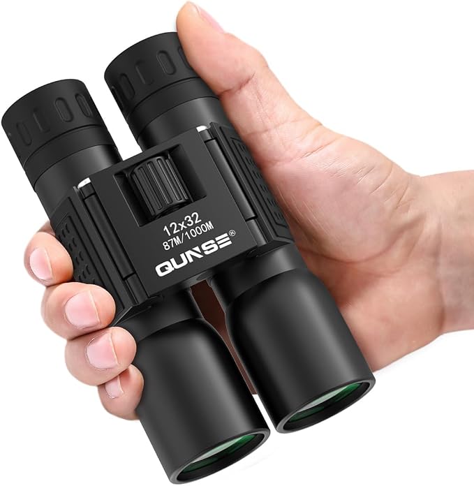 12x32 Binoculars Compact for Adults by QUNSE