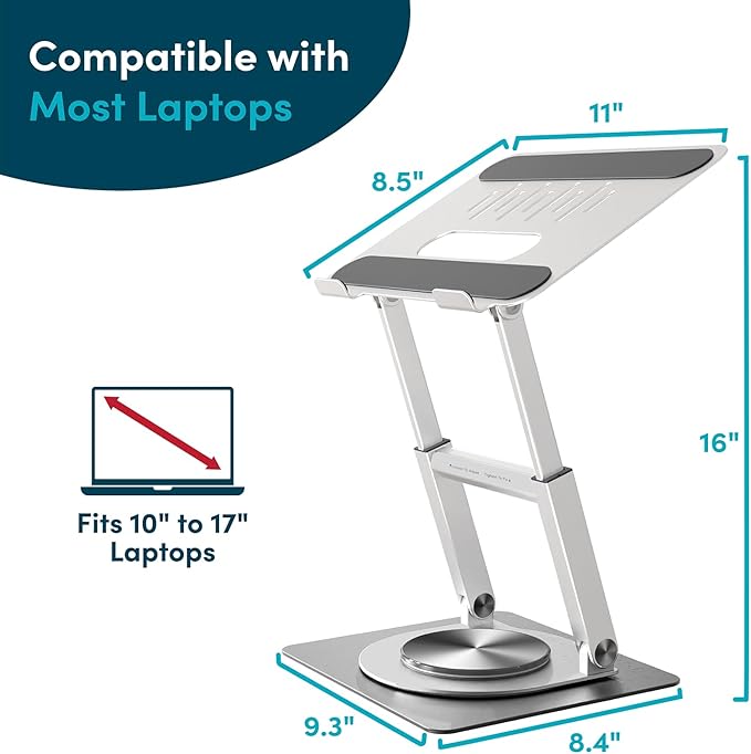 Lifelong 360 Rotating Ergonomic Laptop Stand - Image 5