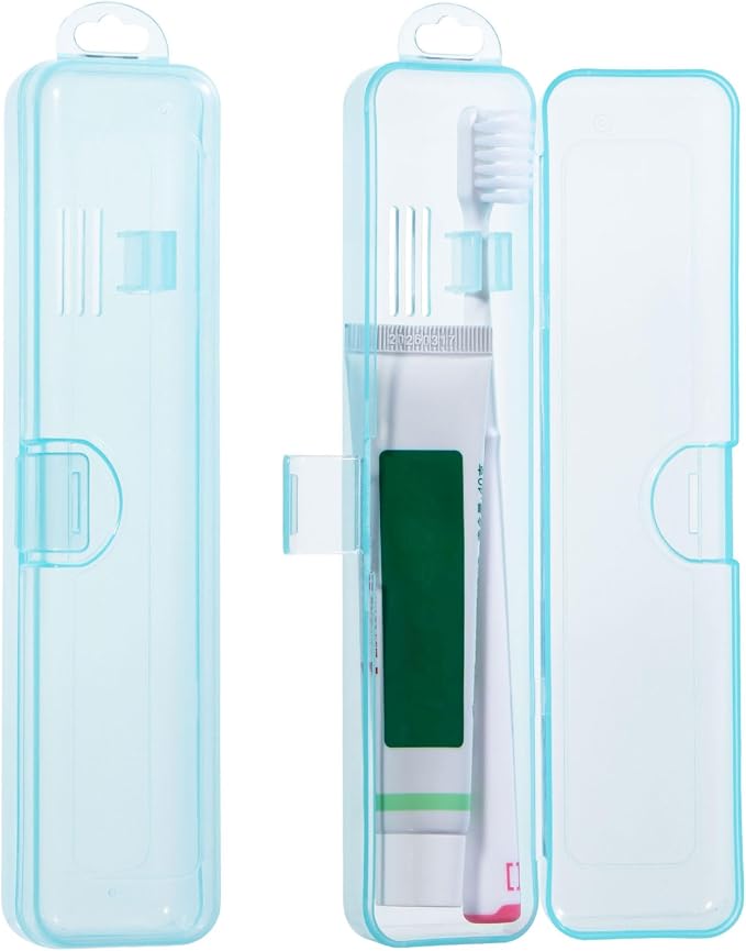 Toothbrush Case Holder 2 Pack, 7.87 x 1.85 x 1.18” by Gamdee