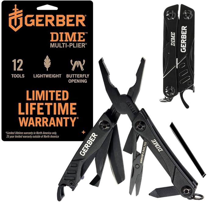 Gerber Gear Dime 12-in-1 Mini EDC Multitool by Gerber