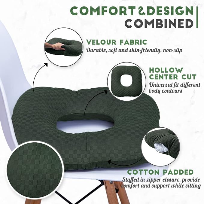 Stuffed Donut Pillow Seat Cushion | - Image 2
