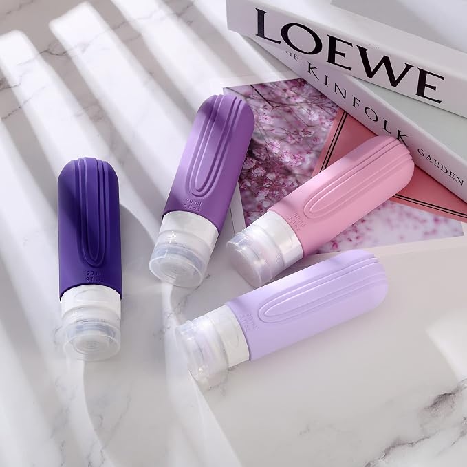 Travel Bottles for Toiletries, Tsa Approved 3oz Travel Size Containers BPA Free - Image 9