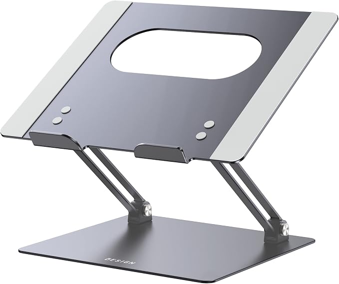 BESIGN LS10 Aluminum Laptop Stand, Ergonomic Adjustable Notebook Stand by BESIGN