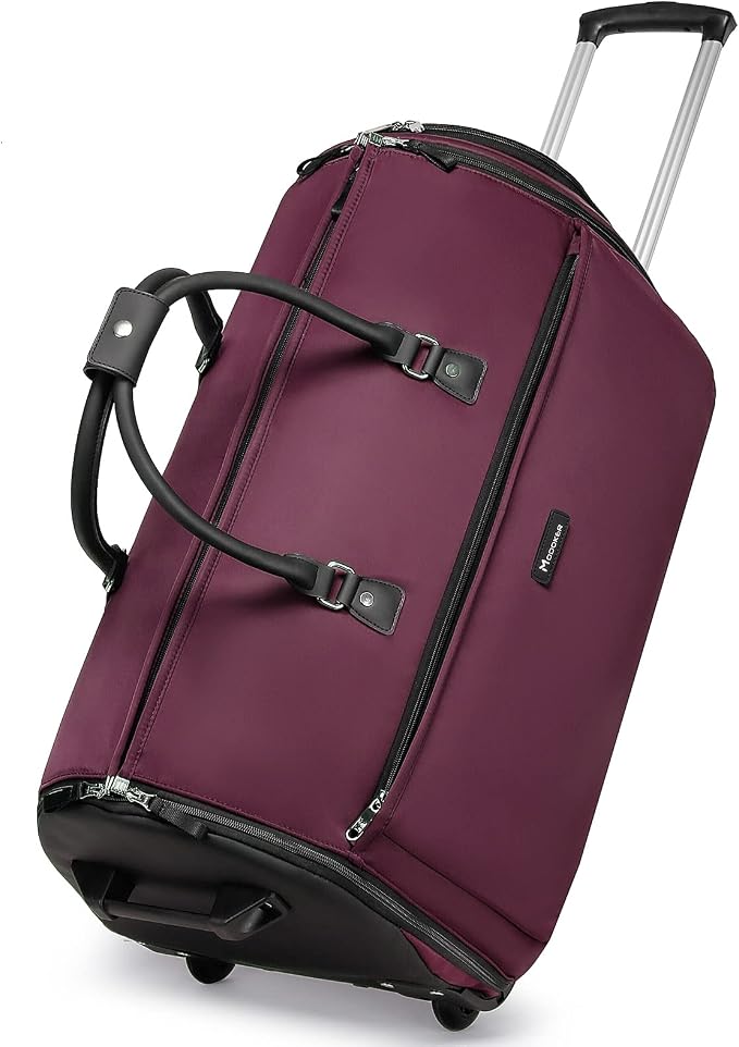 Modoker Rolling Garment Bags, Large Garment Duffle Bag by Modoker