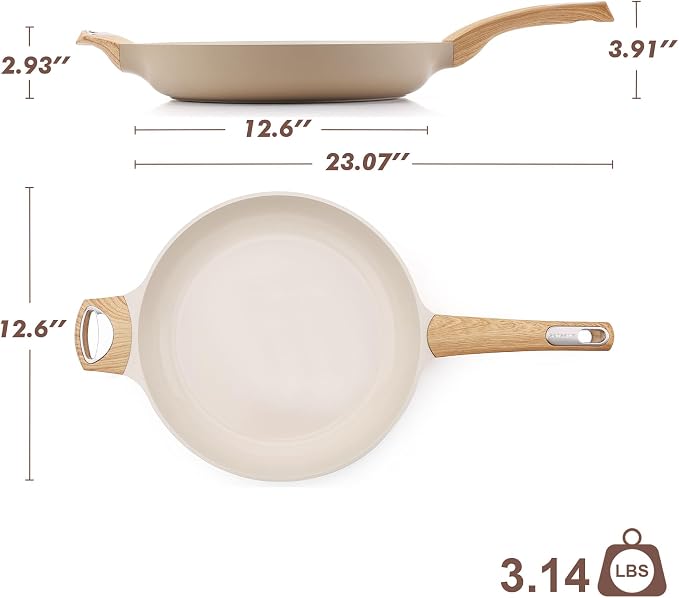 SENSARTE Ceramic Nonstick Frying Pan Skillet - Image 7