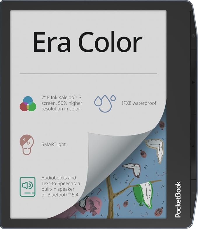 PocketBook Era Color E-Reader | Eye-Friendly 7'' E-Ink Kaleido 3 Touch-Screen | by PocketBook