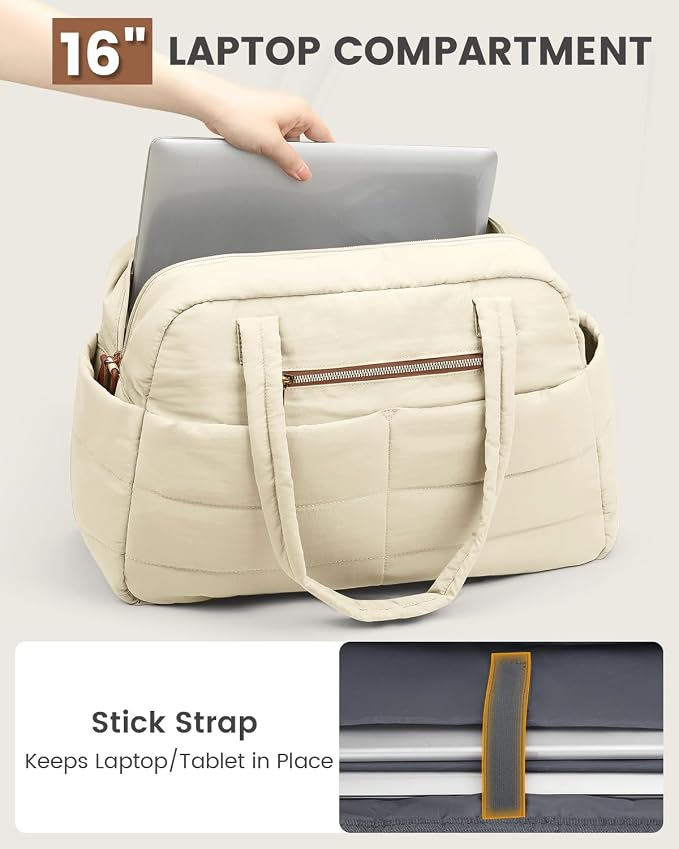 Travel Duffle Bag, Puffer Carry On Duffel Bag - Image 3