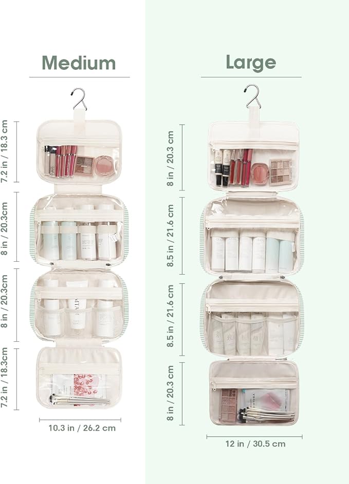 Narwey Striped Hanging Toiletry Bag - Image 6