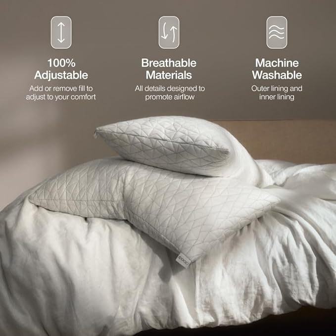 Coop Home Goods Original Adjustable Pillow, King Size Bed Pillows - Image 5