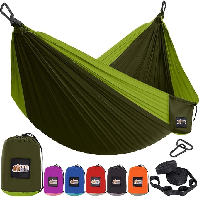 GORILLA GRIP Durable Portable Camping Hammock, Holds 500lbs by GorillaGrip