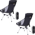 Nice C Ultralight High Back Folding Camping Chair, Backpacking Chair, Compact & by NiceC