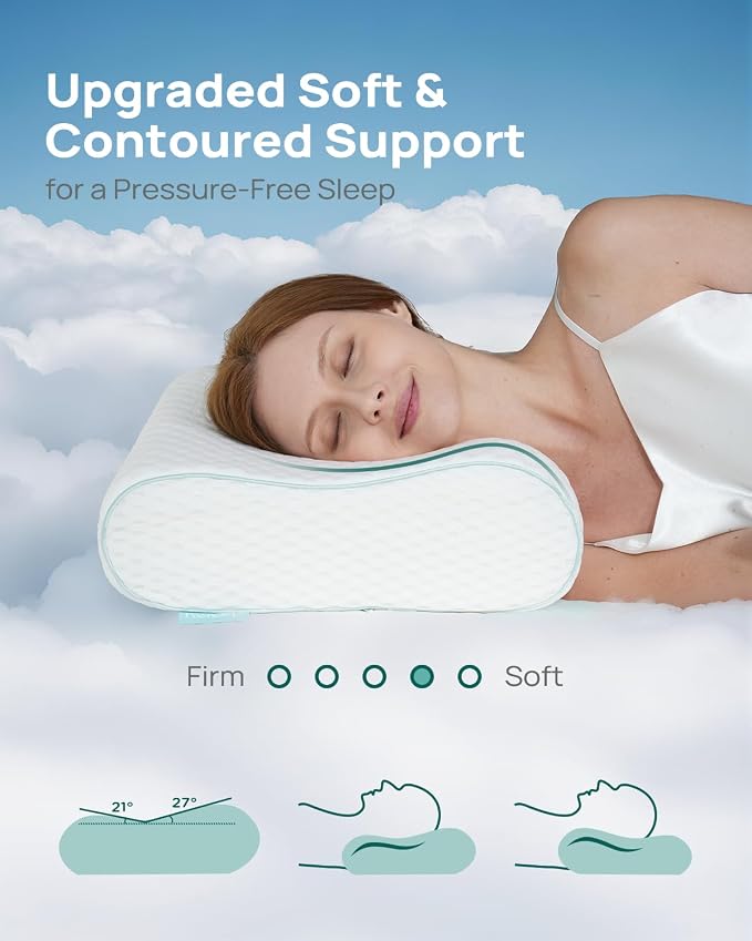 Ergonomic Memory Foam Pillow - Image 3