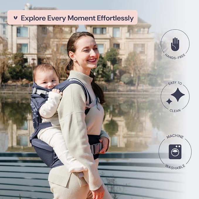 BabbleRoo Grow Carrier – 6-in-1 Baby Carrier - Image 7