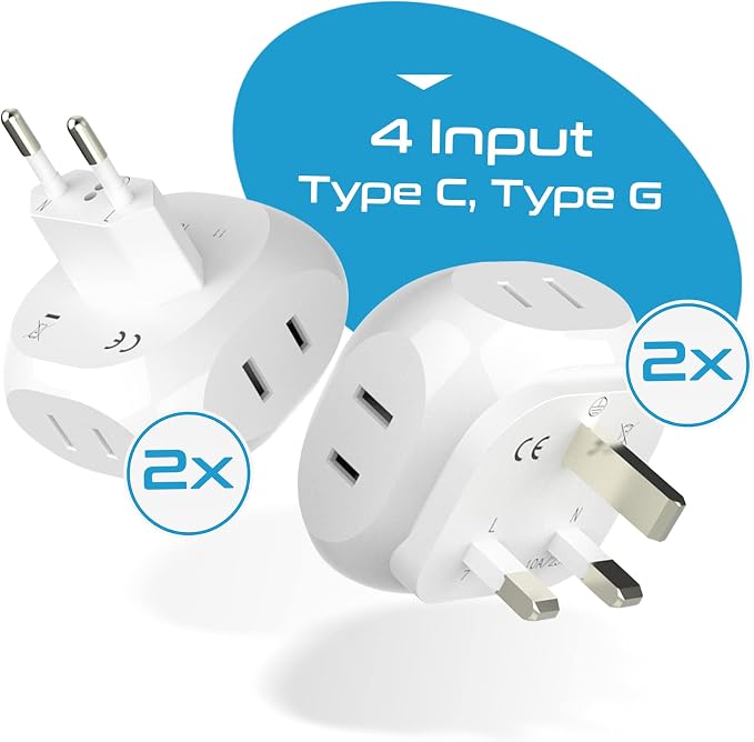 Ceptics Europe Travel Adapter Plug Set Schuko - Image 2