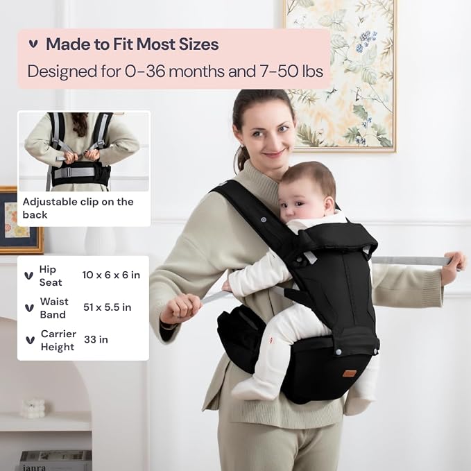 BabbleRoo Grow Carrier – 6-in-1 Baby Carrier - Image 6