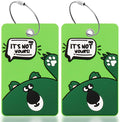2PCS 2303 Bright Silicone Luggage tag by SIVEUMIL