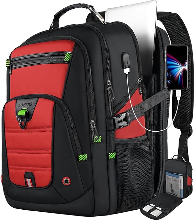 Z-MGKISS 52L Extra Large Laptop Backpack, Travel Computer Bag by Z-MGKISS