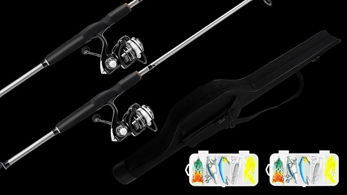 2-Piece Fishing Rod and Spinning Reel Combos - Image 4